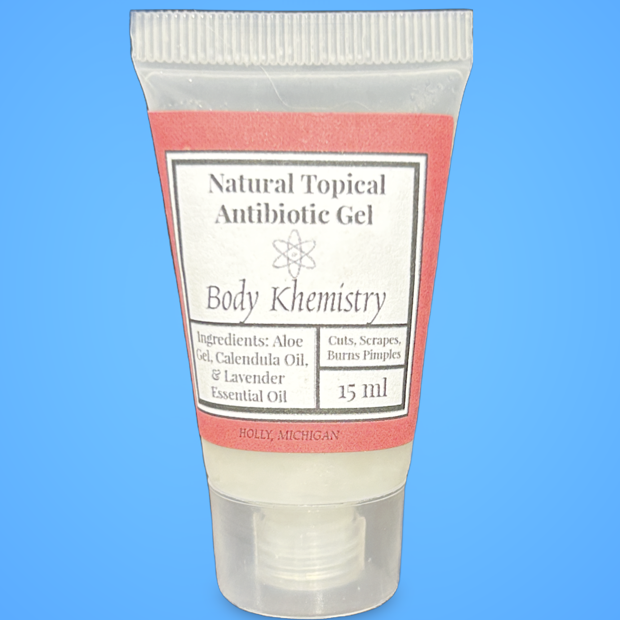 Natural Antibiotic Gel, made with 3 plants only! Use like Neosporine(or similar), without the toxic chemicals!